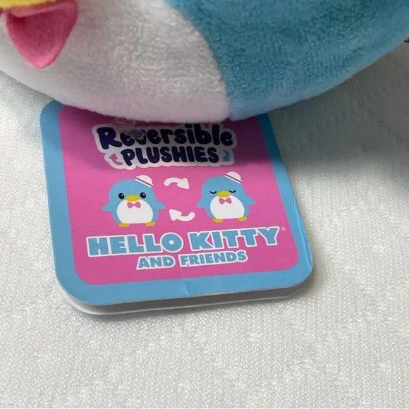 Tee Turtle Reversible Hello Kitty Tuxedo Sam Plushies Lot of 2 - Picture 8 of 10